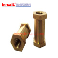 Brass Hex Head Thereed Insert Nut para Motorcyle